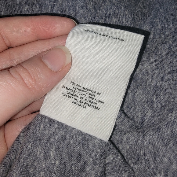 Anthropologie Cartonnier Blazer Size US 12 Blue/White - Picture 10 of 11